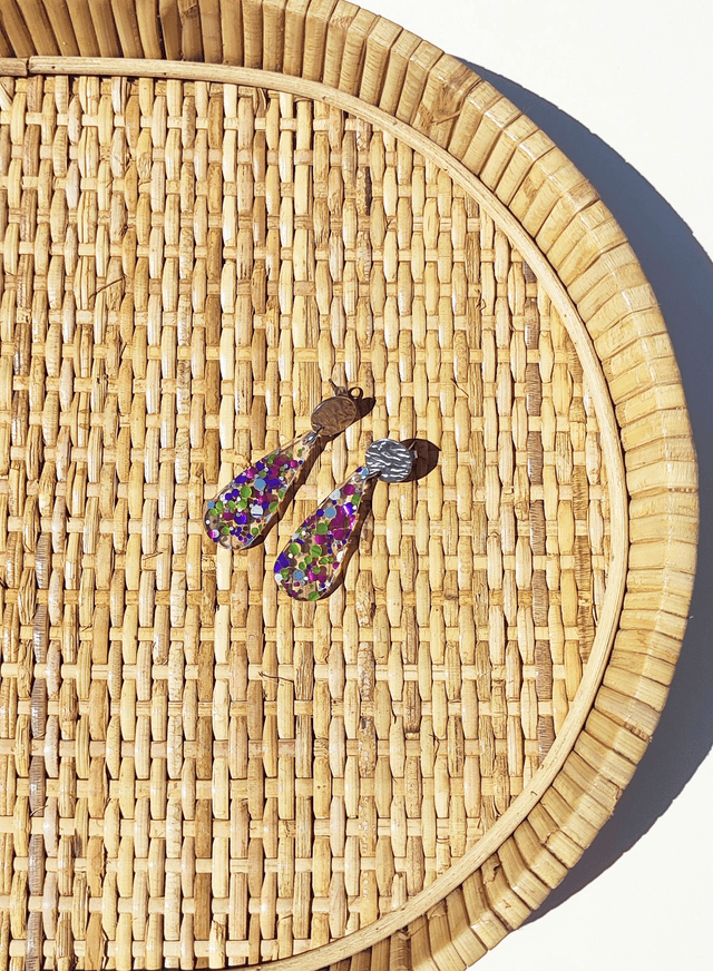 Boucles d'oreilles Emilie - Multicolore