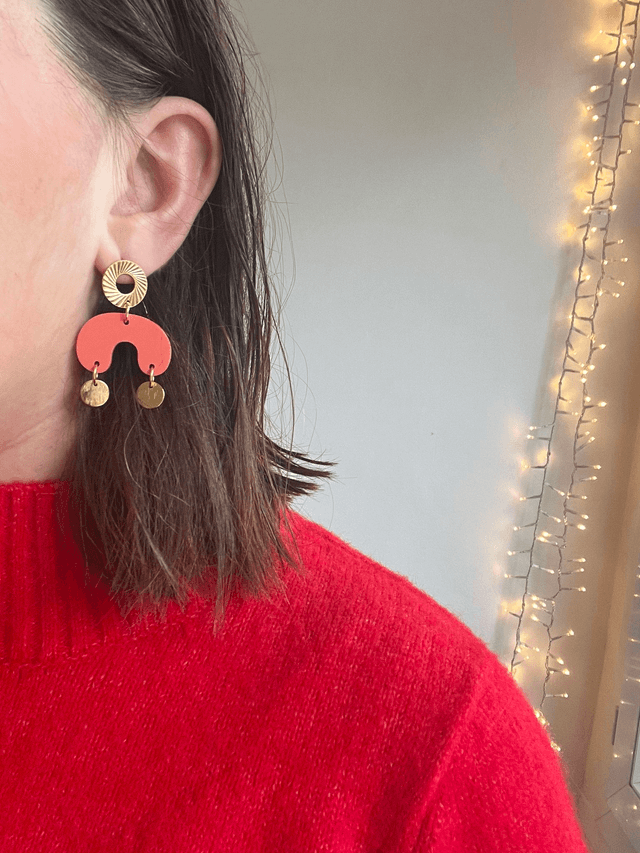 Boucles d'oreilles Camille - Pêche