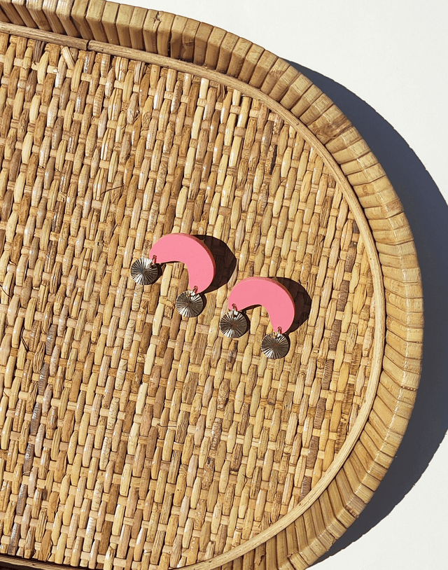 Boucles d'oreilles Maguy - Rose