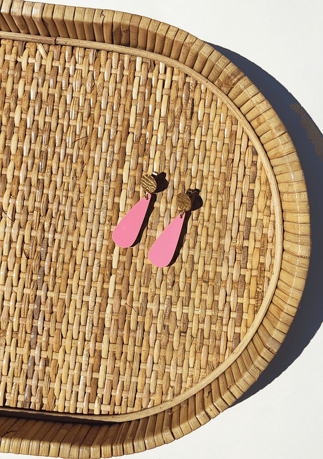 Boucles d'oreille Emilie - Rose