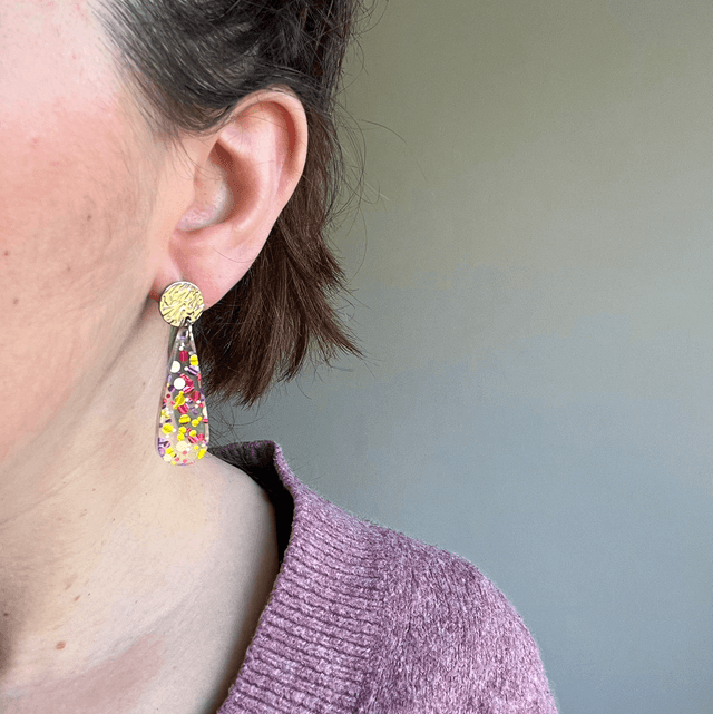 Boucles d'oreilles Emilie - Multicolore