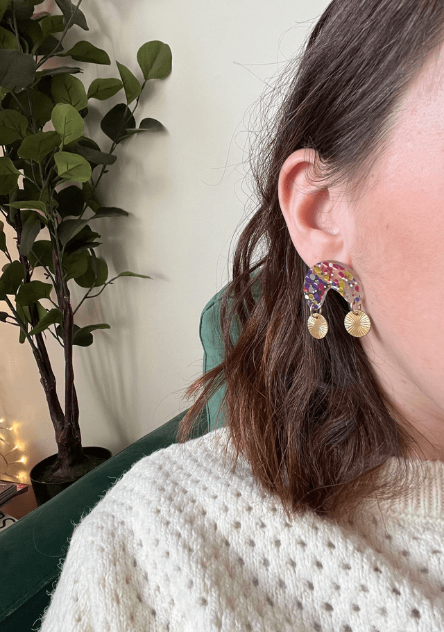 Boucles d'oreilles Maguy - Multicolore