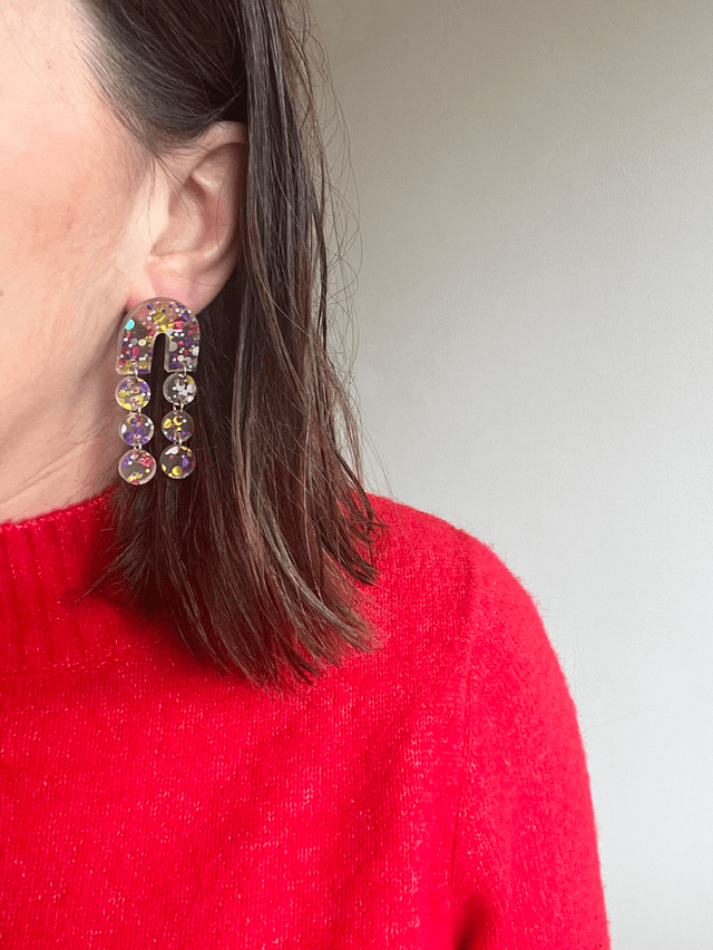 Boucles d'oreilles Lily - Multicolore