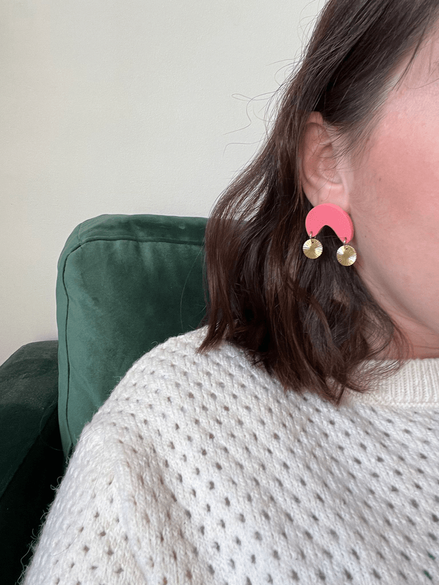 Boucles d'oreilles Maguy - Rose