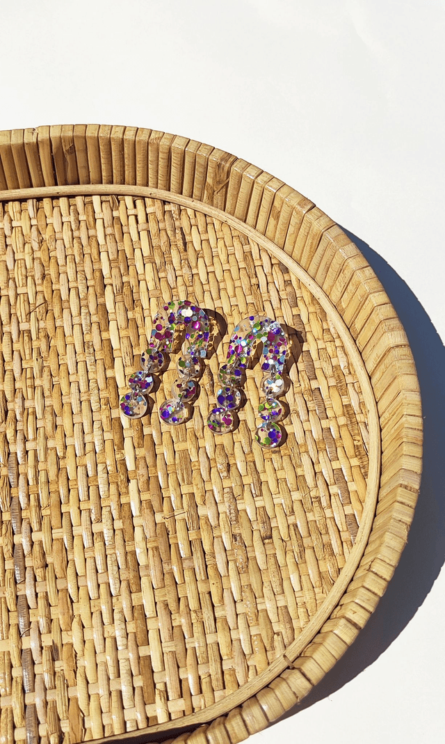Boucles d'oreilles Lily - Multicolore