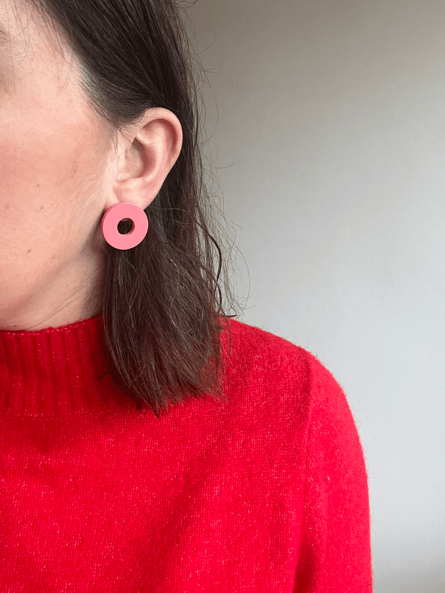 Boucles d'oreilles Anaïs - Rose
