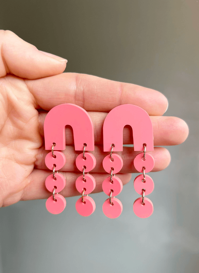 Boucles d&#039;oreilles Lily - Rose