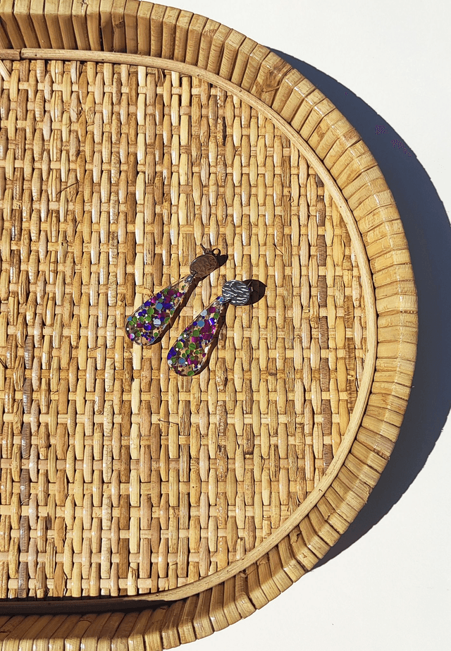 Boucles d&#039;oreilles Emilie - Multicolore