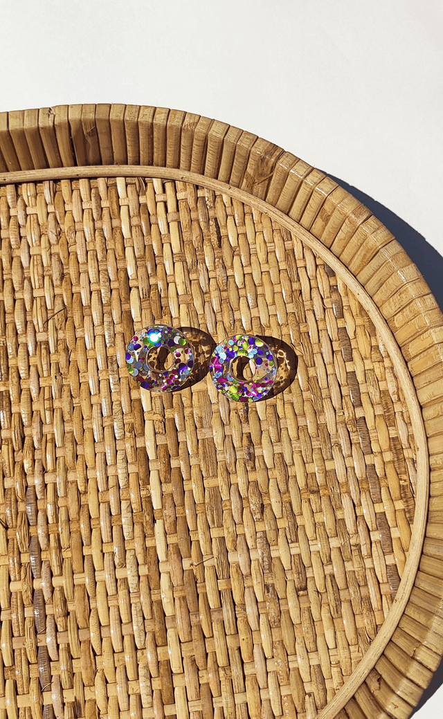 Boucles d&#039;oreilles Anaïs - Multicolore
