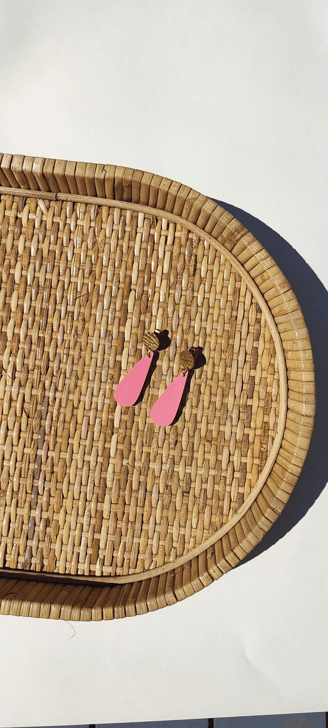 Boucles d&#039;oreille Emilie - Rose