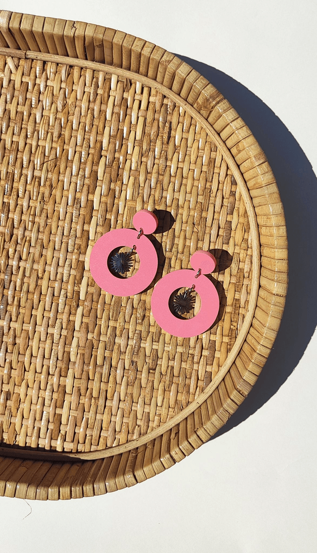 Boucles d&#039;oreilles Mathilde - Rose