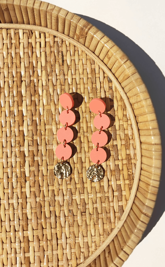 Boucles d&#039;oreilles Olivia - Pêche