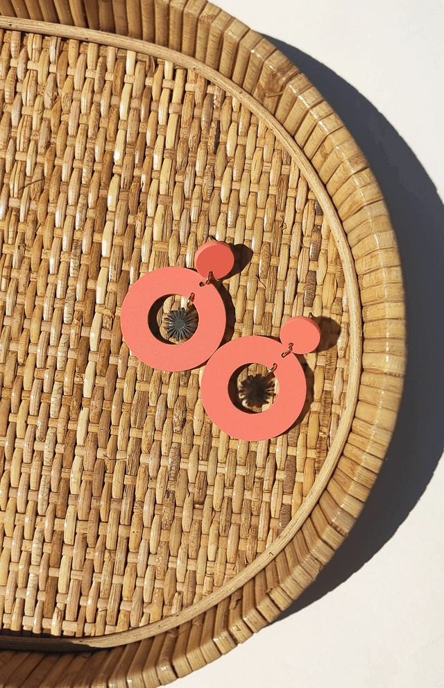 Boucles d&#039;oreilles Mathilde - Pêche